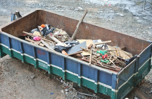 Construction site waste clearance in Lambeth