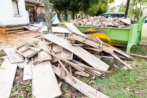 Healthy garden space after clearance in Lambeth